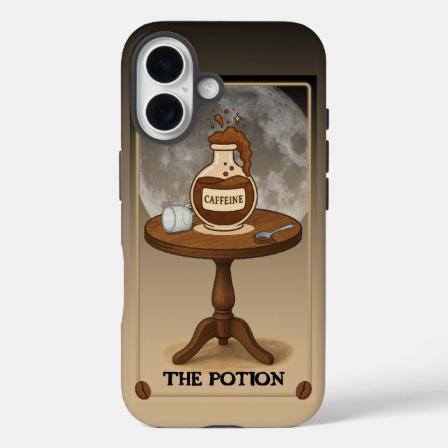 The Potion Tarot Card Phone Case (Back)