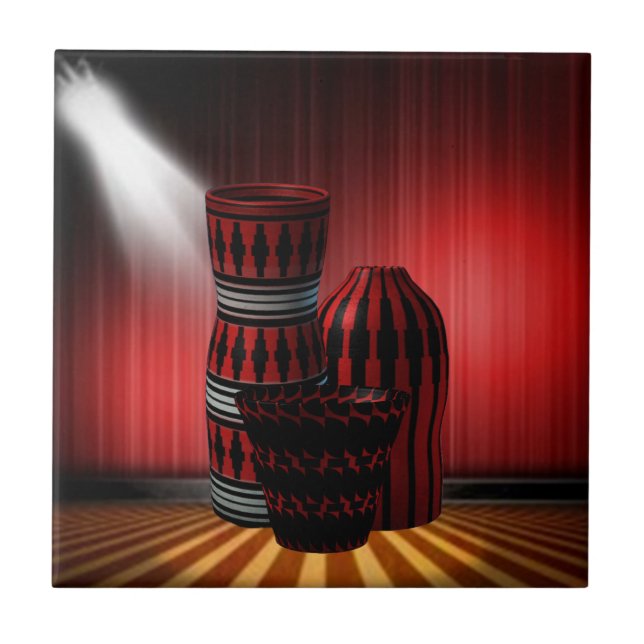 The Potters  Ceramic Tile (Front)