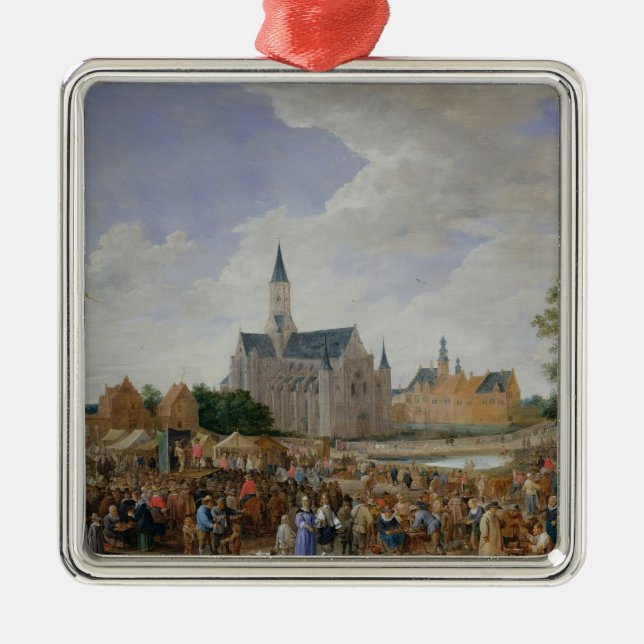 The Potters' Fair at Ghent Metal Ornament (Front)