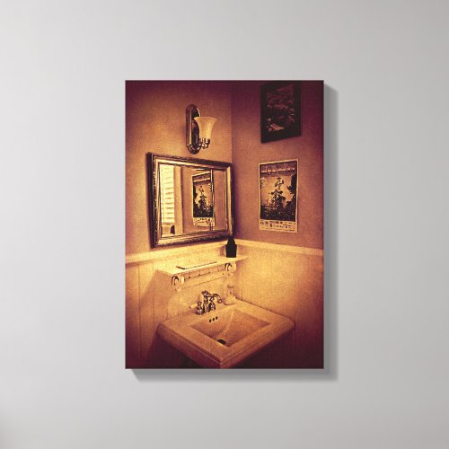 The Powder Room _ poster Canvas Print