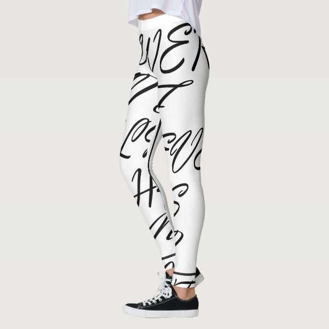 THE POWER OF BELIEVE LEGGINGS (Left)