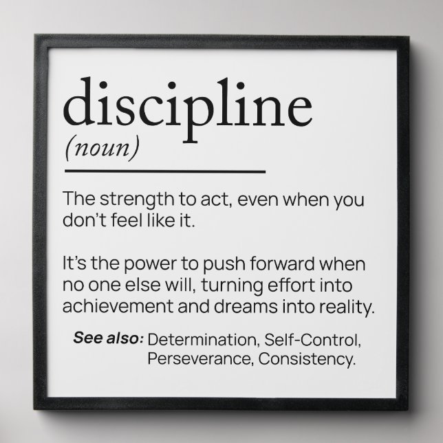The Power of Discipline Peel And Stick Photo Tile (Front Set)