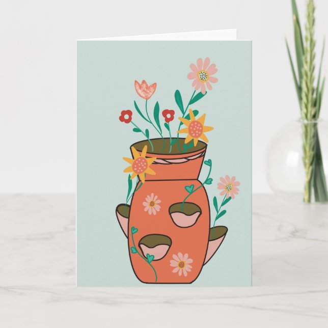 The Power of Flowers Card (Front)