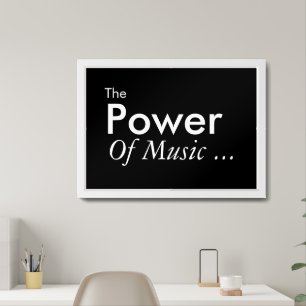 The Power Of Music Framed Art