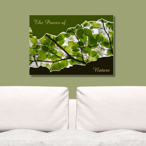 The Power Of Nature Tree Foliage Photo Poster