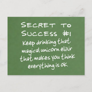 The Power of Positive Thinking Postcard