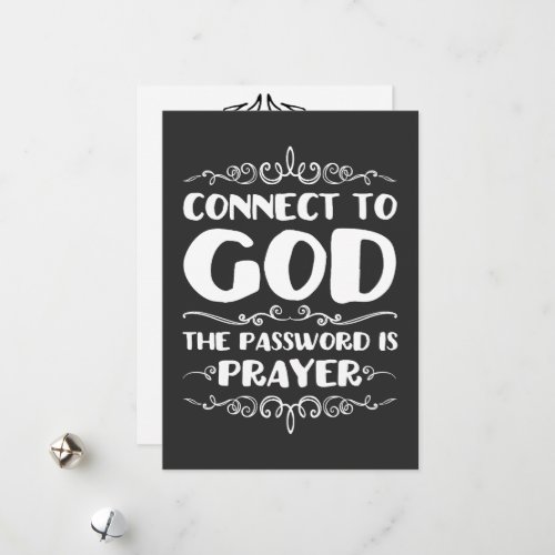 The power of prayer Greeting Card