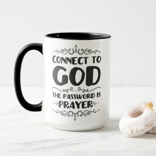 The power of prayer mug