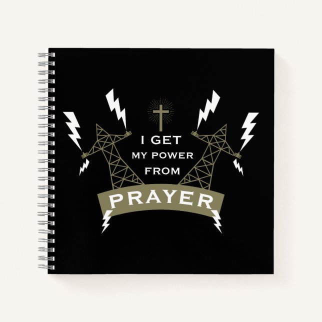 The Power Of Prayer Notebook (Front)