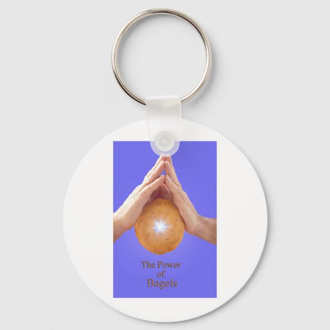 The Power of the Bagel Keychain (Front)