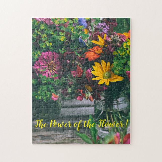 The Power of the Flower Jigsaw Puzzle (Vertical)