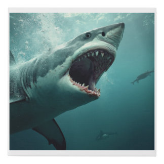 The Power of the Sea Faux Canvas Print