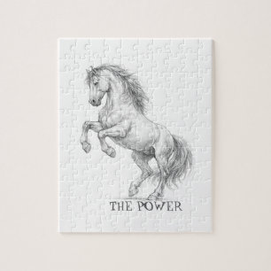 The Power of the Stallion Majestic Horse Graphic Jigsaw Puzzle