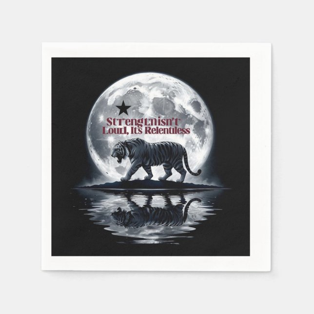 The Power of the Tiger Napkins (Front)