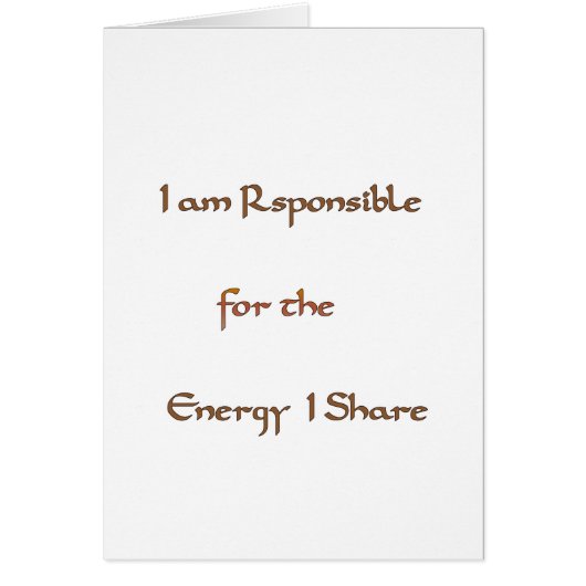 The Power Within: Energy Matters (Front)