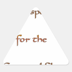 The Power Within: Energy Matters Triangle Sticker