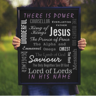 The Powerful Name of Jesus Christian  Poster