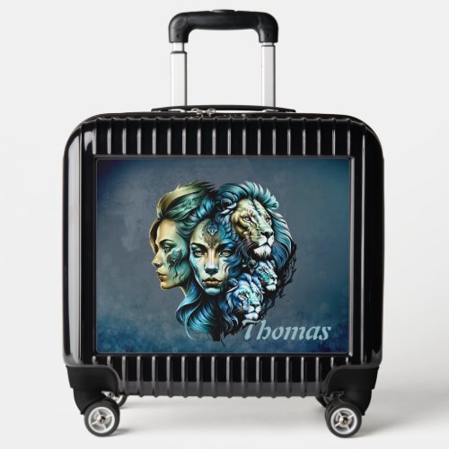 The Powerful Presence of Lions Luggage