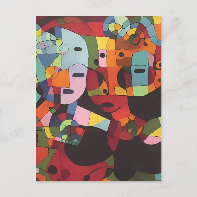 The Practical Abstracter - Ken Gage Art Postcard (Front)