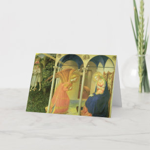 The Prado Annunciation by Fra Angelico Card