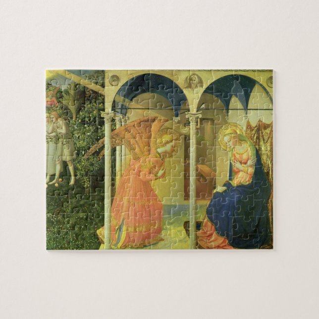 The Prado Annunciation by Fra Angelico Jigsaw Puzzle (Horizontal)