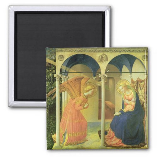 The Prado Annunciation by Fra Angelico Magnet