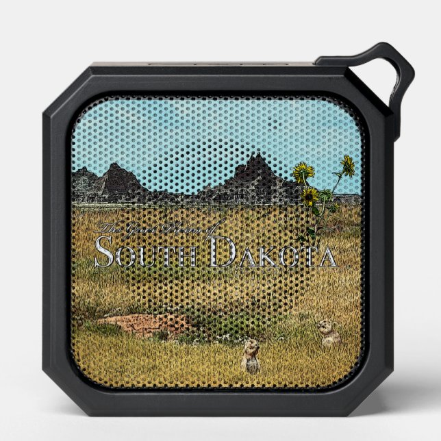 The Prairie Lands of South Dakota Bluetooth Speaker (Front)
