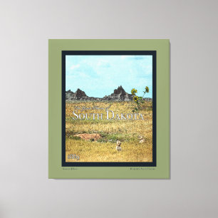 The Prairie Lands of South Dakota Canvas Print