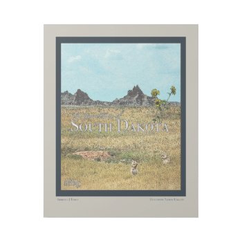 The Prairie Lands Of South Dakota Gallery Wrap by DevelopingNature at Zazzle