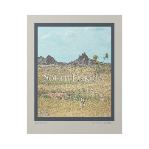 The Prairie Lands of South Dakota Gallery Wrap