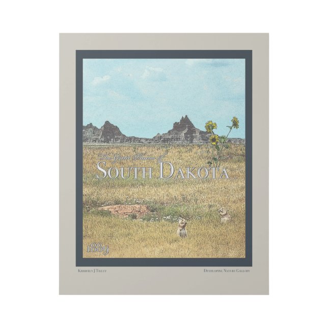 The Prairie Lands of South Dakota Gallery Wrap (Front)