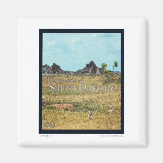 The Prairie Lands of South Dakota Magnet