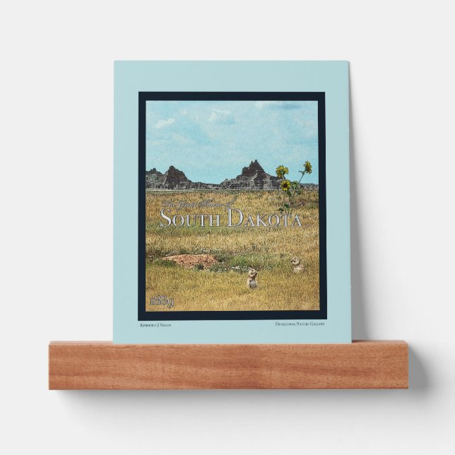 The Prairie Lands of South Dakota Picture Ledge (Front)