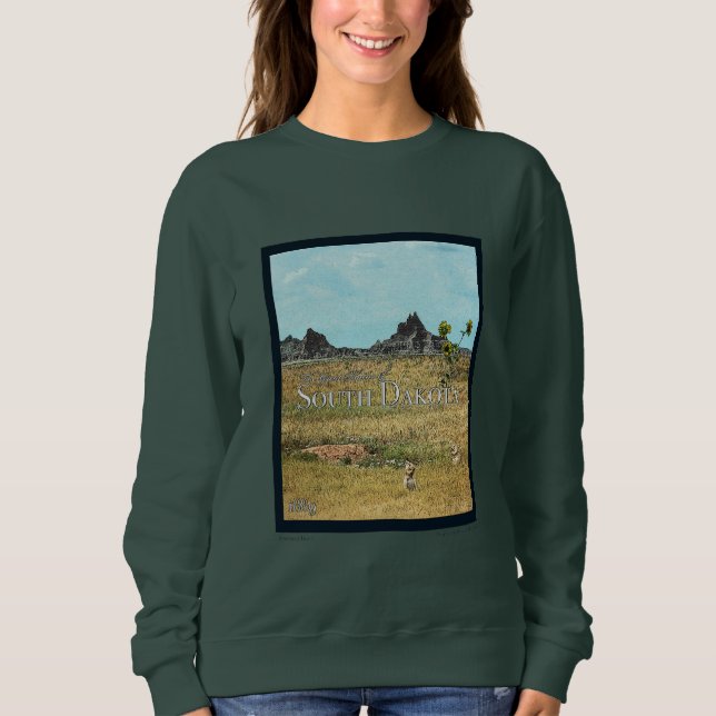 The Prairie Lands of South Dakota Sweatshirt (Front)