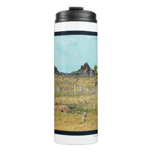 The Prairie Lands of South Dakota Thermal Tumbler