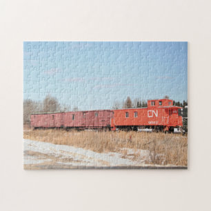 The Prairies Canada CN Rail Train Railroad Jigsaw Puzzle