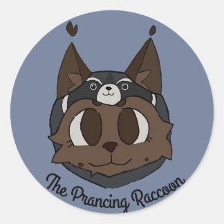 The Prancing Raccoon Spirit Sticker