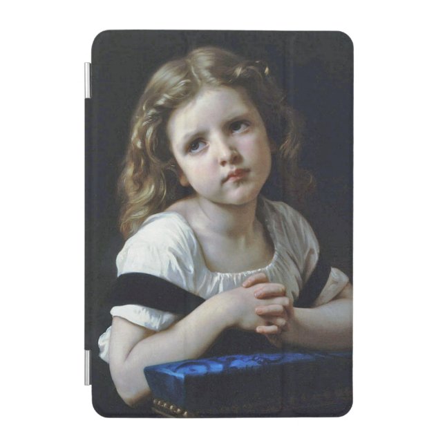 The Prayer, Bouguereau iPad Mini Cover (Front)