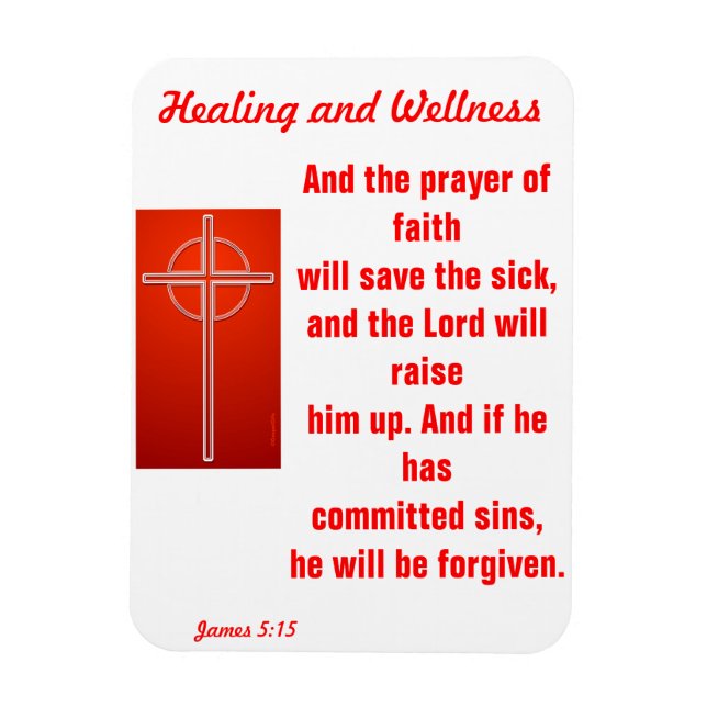 The prayer of faith magnet (Vertical)