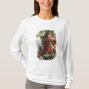 The Prayer of Gideon, cartoon for a tapestry T-Shirt