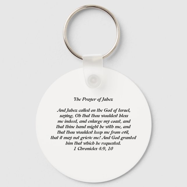 The Prayer of Jabez Keychain (Front)
