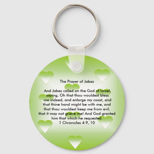 The Prayer of Jabez Keychain