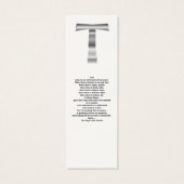 The Prayer of St. Francis - Bookmark (Back)