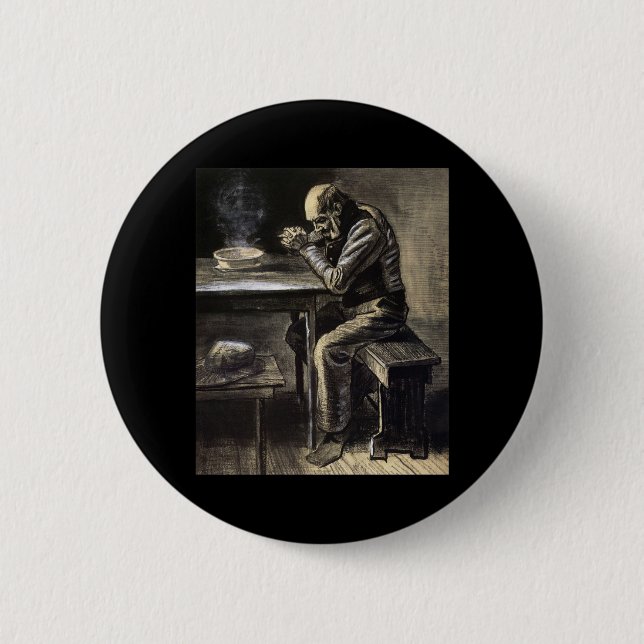 The Prayer Pinback Button (Front)