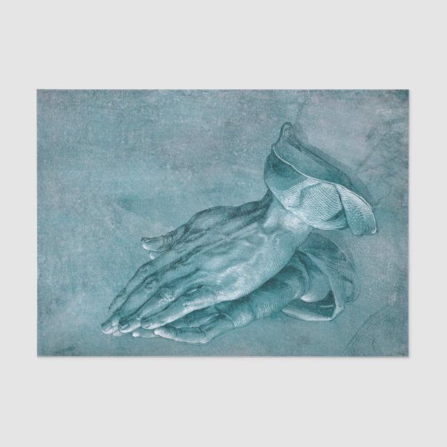 The Praying Hands by Albrecht Durer Tissue Paper (Front)