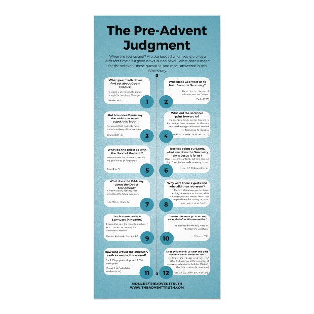 The Pre-Advent Judgment Rack Card (Front)