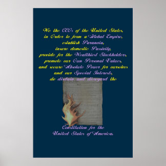 The Preamble Rewritten Poster