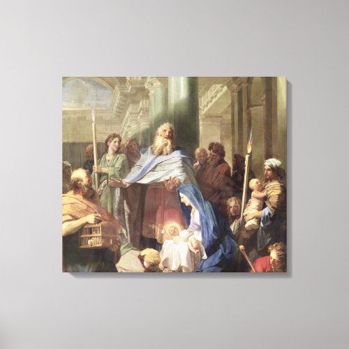 The Presentation in the Temple 1692 Canvas Print