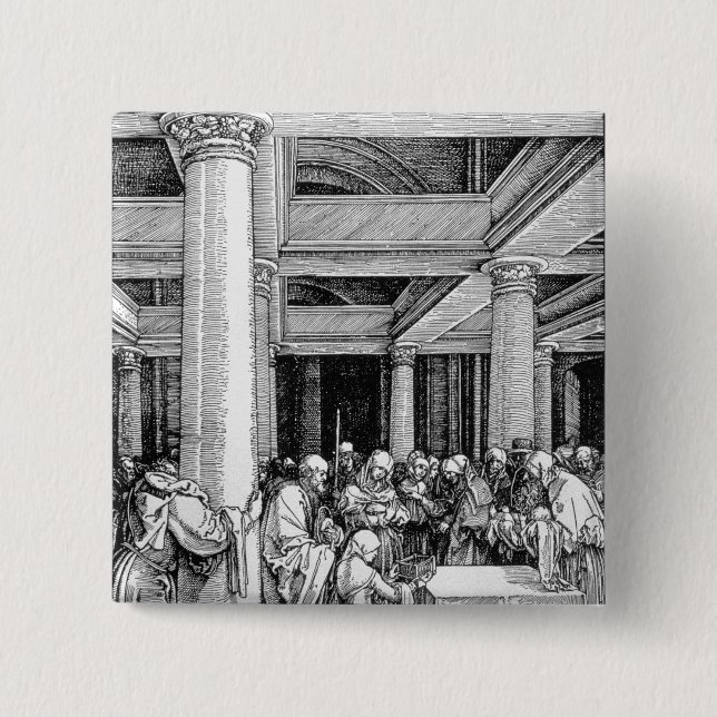 The Presentation in the Temple, c.1503/4 Pinback Button (Front)