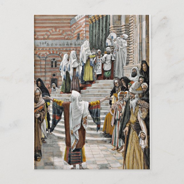 The Presentation of Jesus in the Temple Postcard (Front)